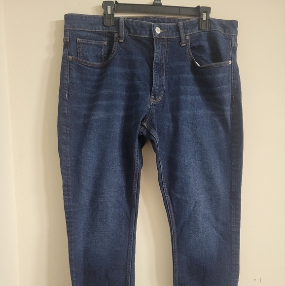 Bonobos Straight Leg Dark Denim Jeans Size 38/32 - Picture 1 of 7